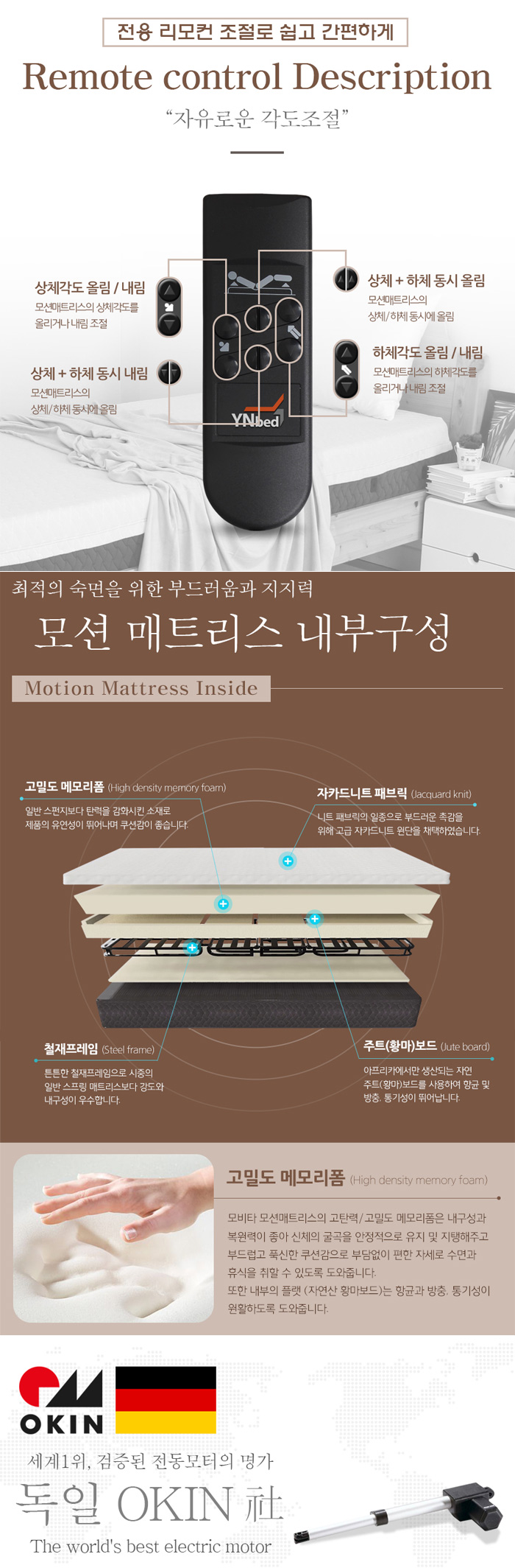 모션베드 전동 매트리스 리클라이너 침대