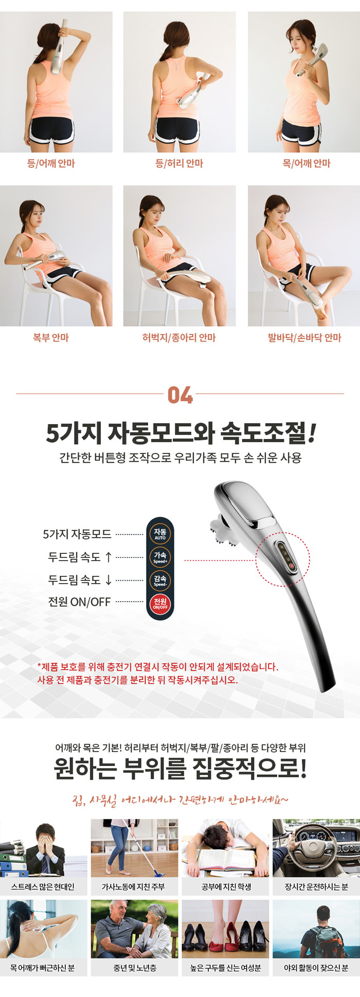 닥터웰 무선 핸드안마기 DWH-2020