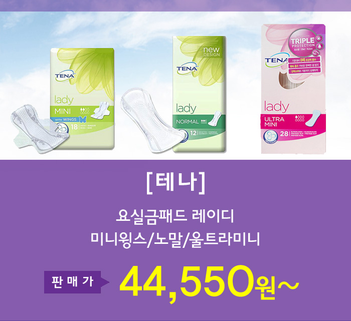 테나 요실금패드 레이디