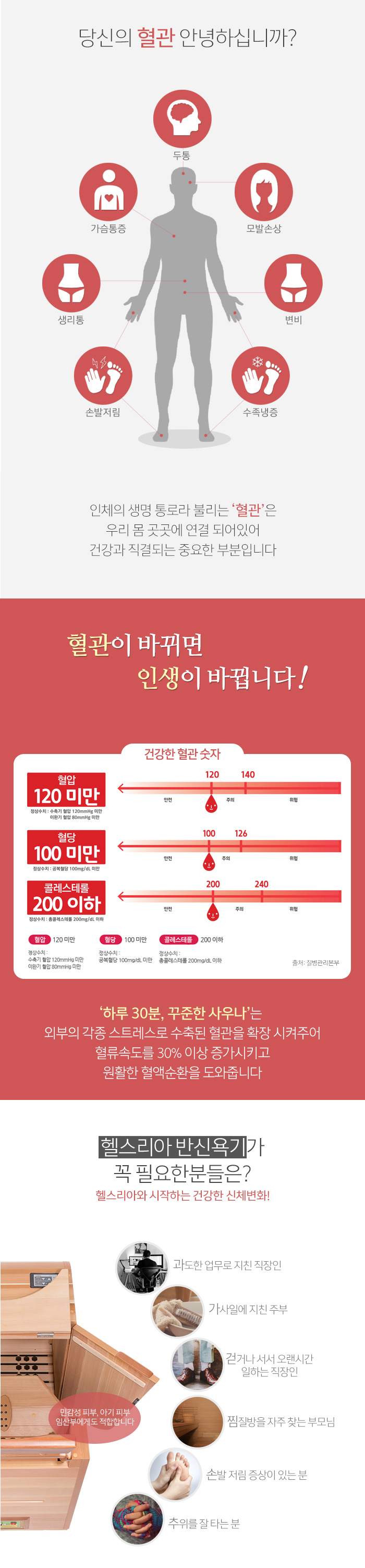 헬스리아 반신욕기 뜻정 ON-02