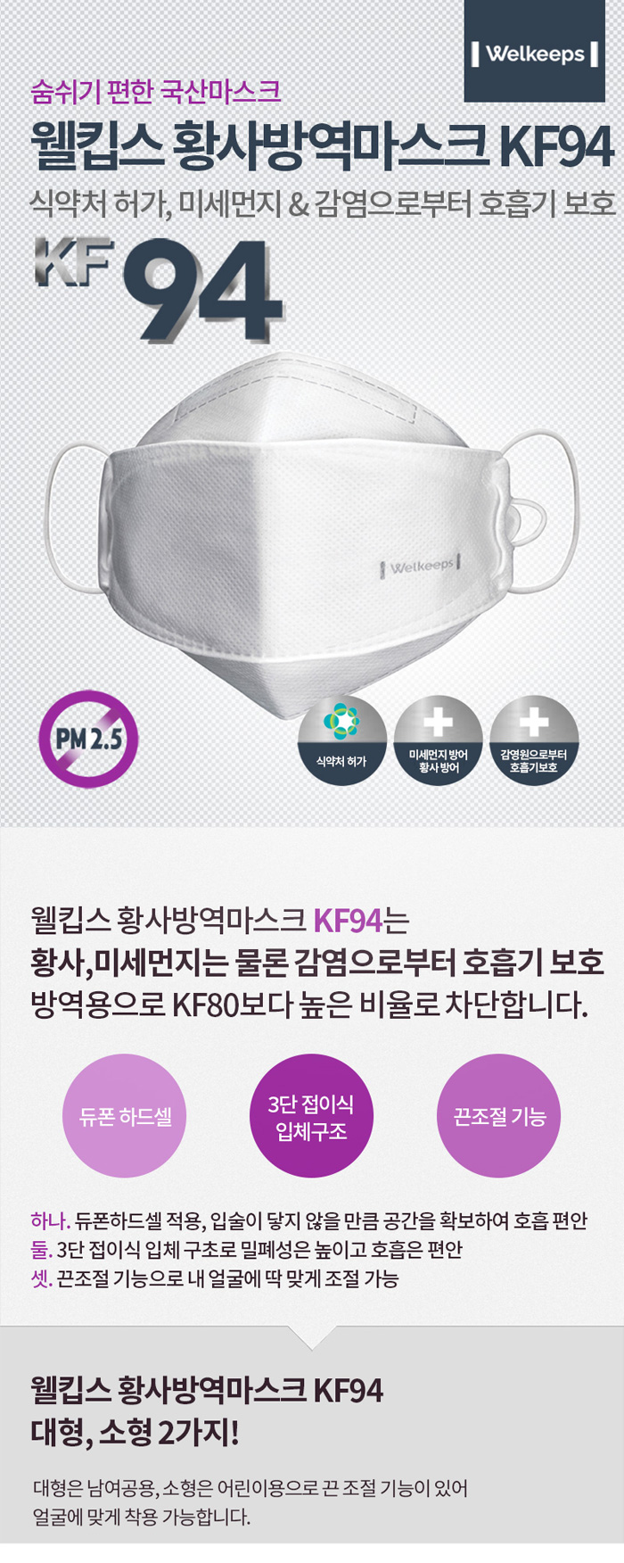황사마스크 KF94