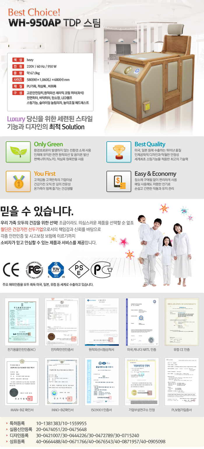 월딘명작 반신욕기 WH-950AP